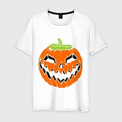 Мужская футболка Хэллоуин тыква