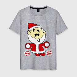 Мужская футболка Дед мороз с подарками