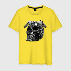 Мужская футболка Metallica - metal skull