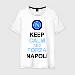 Мужская футболка Keep Calm & Forza Napoli