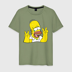 Мужская футболка Homer Ahegao