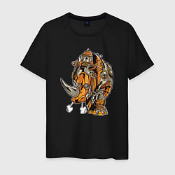 Мужская футболка Носорог Steampunk
