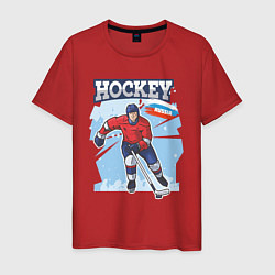 Мужская футболка Хоккей Russia