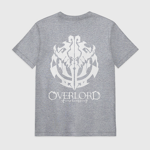 Мужская футболка OVERLORD НА СПИНЕ / Меланж – фото 2
