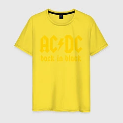 Мужская футболка ACDC BACK IN BLACK
