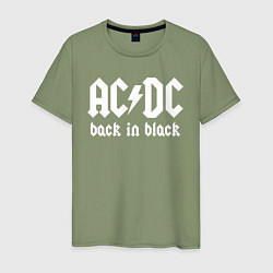 Мужская футболка ACDC BACK IN BLACK