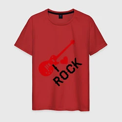 Мужская футболка Я люблю рок