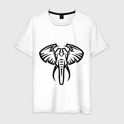 Мужская футболка Слон тату