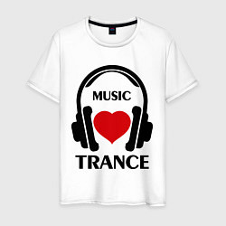 Мужская футболка Trance Music is Love