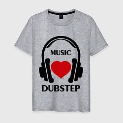 Мужская футболка Dubstep Music is Love