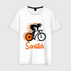 Мужская футболка Cycling scratch race