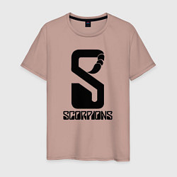 Мужская футболка Scorpions logo