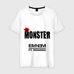 Мужская футболка Eminem: The Monster