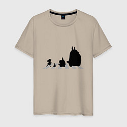 Мужская футболка Totoro Beatles