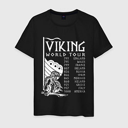 Мужская футболка Viking world tour