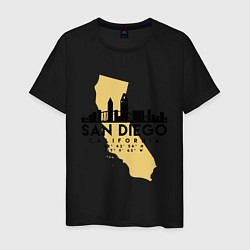 Мужская футболка Сан-Диего Калифрния