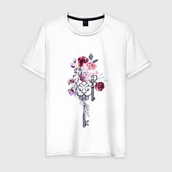Мужская футболка Розы И Ключи