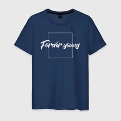 Мужская футболка Forever young