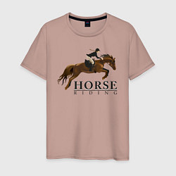 Мужская футболка HORSE RIDING