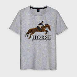 Мужская футболка HORSE RIDING