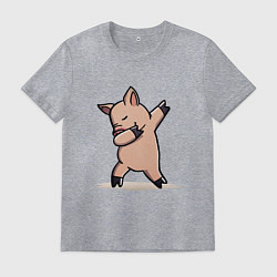 Мужская футболка Dabbing Pig