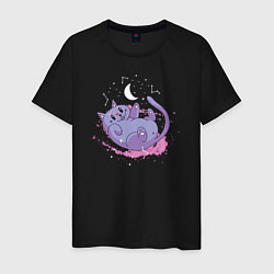 Мужская футболка Космический Кот