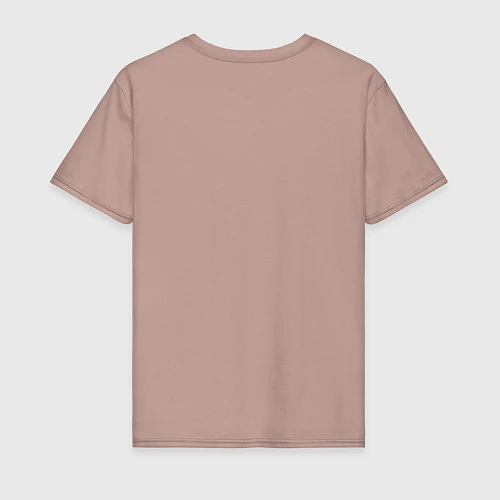 Мужская футболка Dab Skeleton / Пыльно-розовый – фото 2