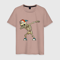 Мужская футболка Dab Skeleton