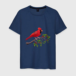 Мужская футболка Красный кардинал