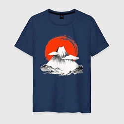 Мужская футболка Гора Фудзияма