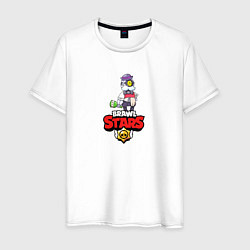 Мужская футболка BRAWL STARS:БАРЛИ