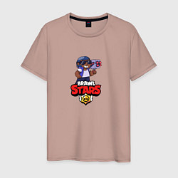 Мужская футболка BRAWL STARS:БРОК