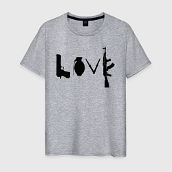 Мужская футболка Banksy LOVE