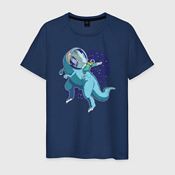 Мужская футболка Космический Динозавр