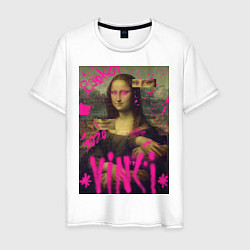 Мужская футболка Мона Лиза Граффити