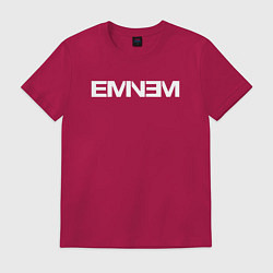 Футболка хлопковая мужская EMINEM, цвет: маджента