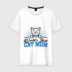 Мужская футболка Лучшая мама кошек