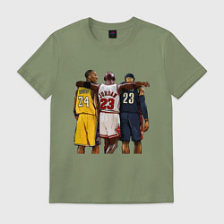 Мужская футболка Bryant, Jordan, James
