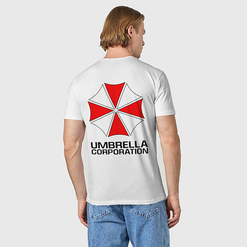 Мужская футболка UMBRELLA CORP / Белый – фото 4