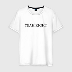 Мужская футболка YEAH RIGHT
