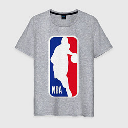Футболка хлопковая мужская NBA Kobe Bryant, цвет: меланж