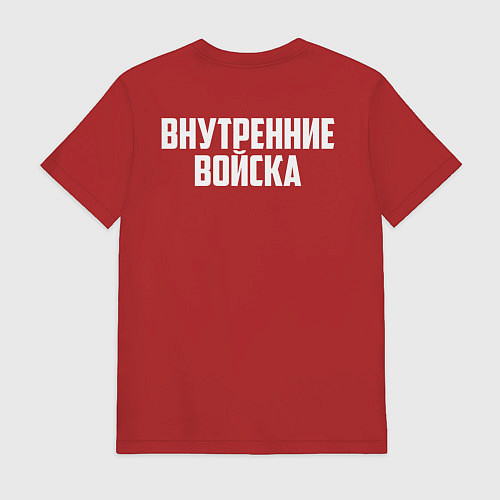 Мужская футболка Внутренние Войска / Красный – фото 2