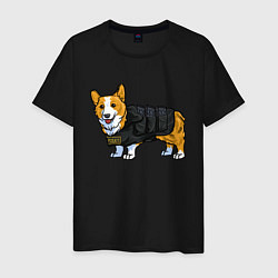 Мужская футболка Corgi police