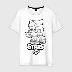 Мужская футболка Brawl Stars SANDY раскраска