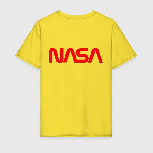 Мужская футболка NASA / Желтый – фото 2