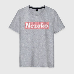 Футболка хлопковая мужская NEZUKO, цвет: меланж