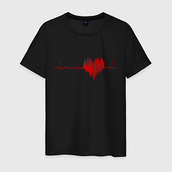 Мужская футболка Сердцебиение