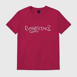 Футболка хлопковая мужская Evanescence, цвет: маджента