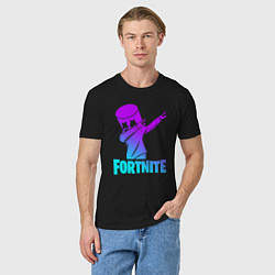 Футболка хлопковая мужская FORTNITE X MARSHMELLO, цвет: черный — фото 2