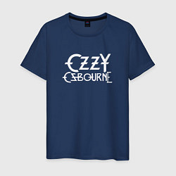 Футболка хлопковая мужская Ozzy Osbourne, цвет: тёмно-синий